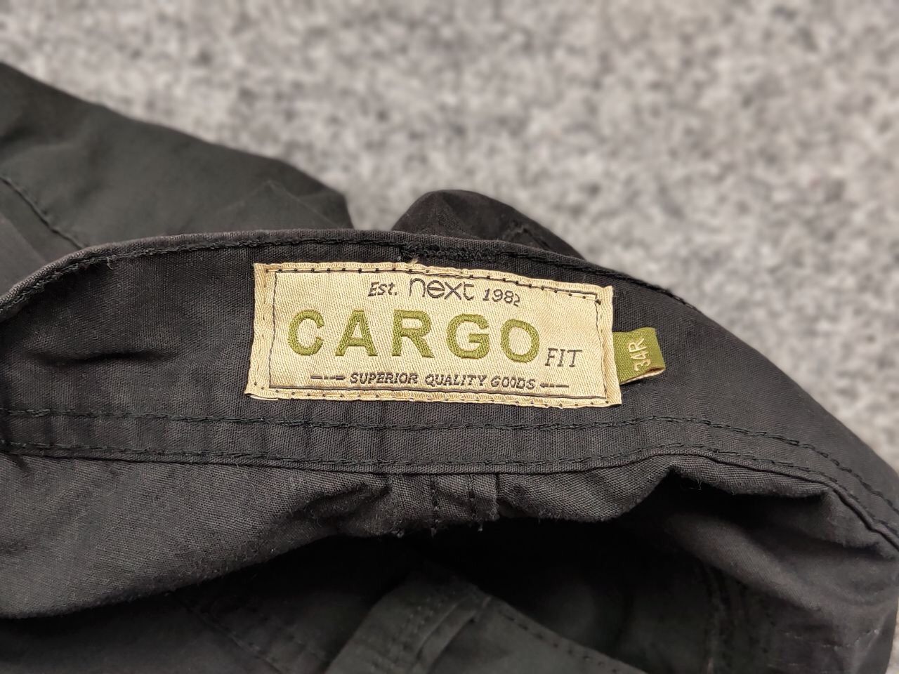 Japanese Brand Vintage 90's Cargo Pants Travis Scott Japan Dark Gray Hype Size US 34 / EU 50 - 19 Thumbnail