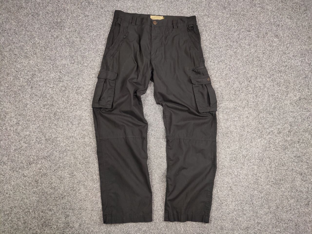 Japanese Brand Vintage 90's Cargo Pants Travis Scott Japan Dark Gray Hype Size US 34 / EU 50 - 14 Thumbnail