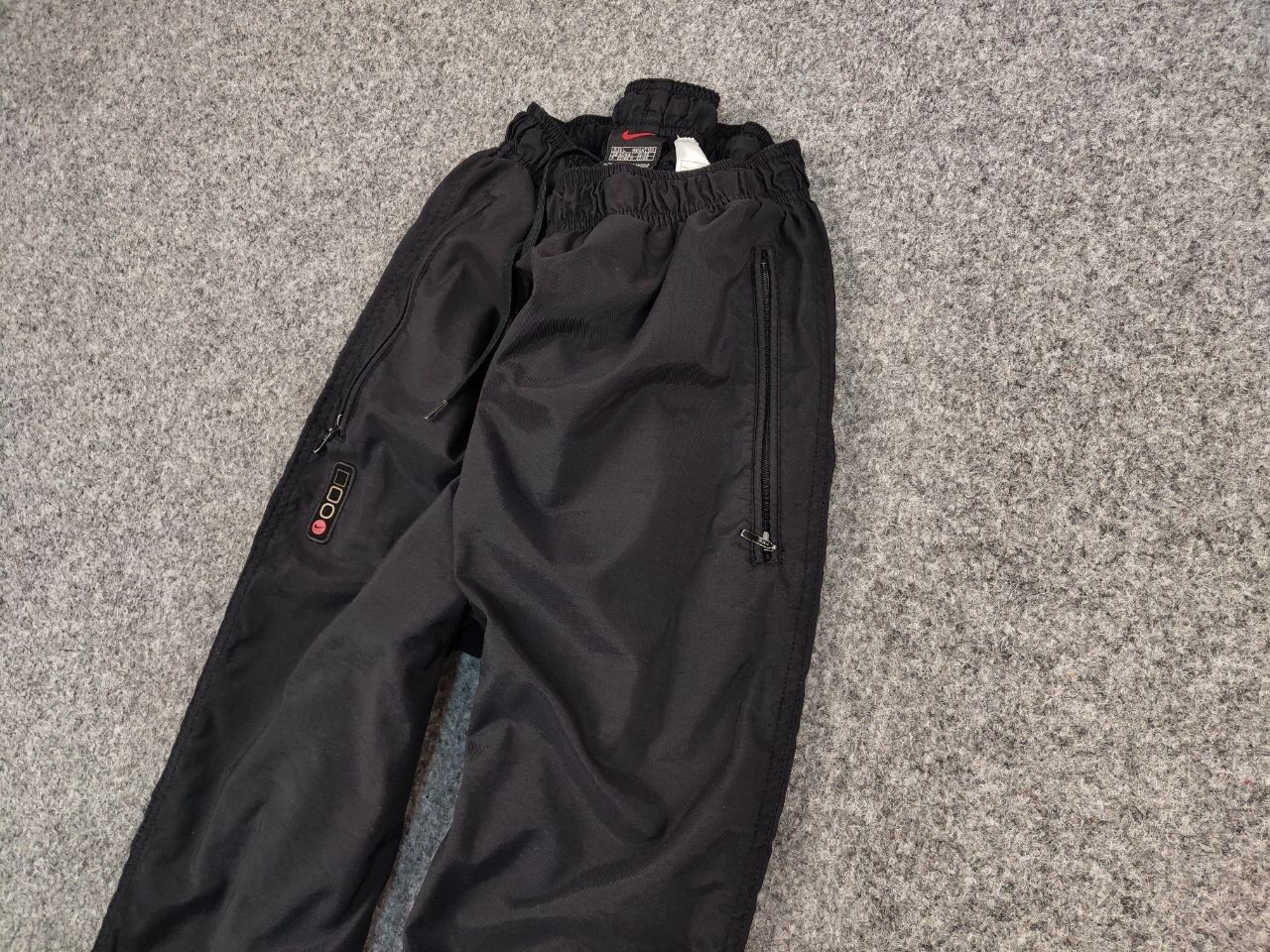 Nike Vintage Nike Swoosh Track Black Jogger Pants Travis Scott Size US 34 / EU 50 - 4 Thumbnail