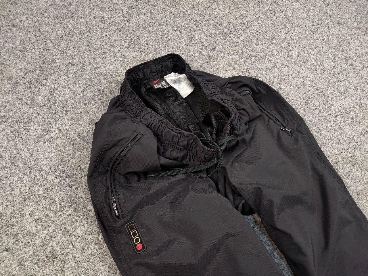 Nike Vintage Nike Swoosh Track Black Jogger Pants Travis Scott Size US 34 / EU 50 - 11 Thumbnail