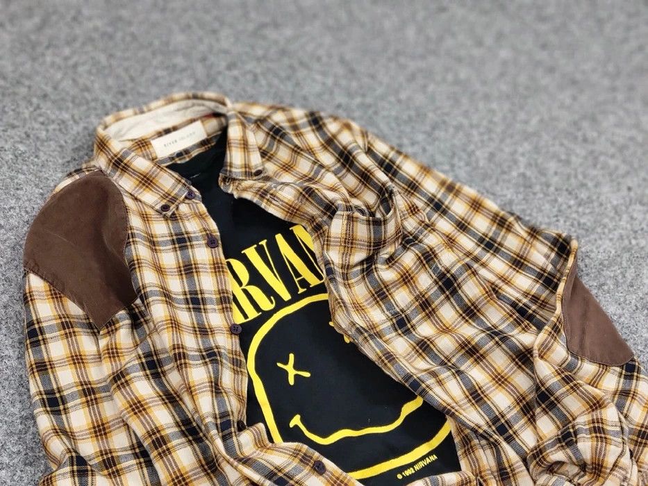 Flannel Vintage Flannel Shirt Travis Scott Style Size US L / EU 52-54 / 3 - 7 Thumbnail
