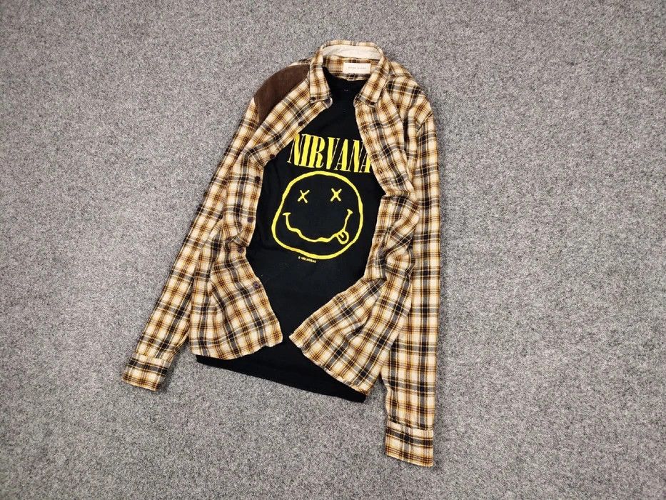 Flannel Vintage Flannel Shirt Travis Scott Style Size US L / EU 52-54 / 3 - 2 Thumbnail