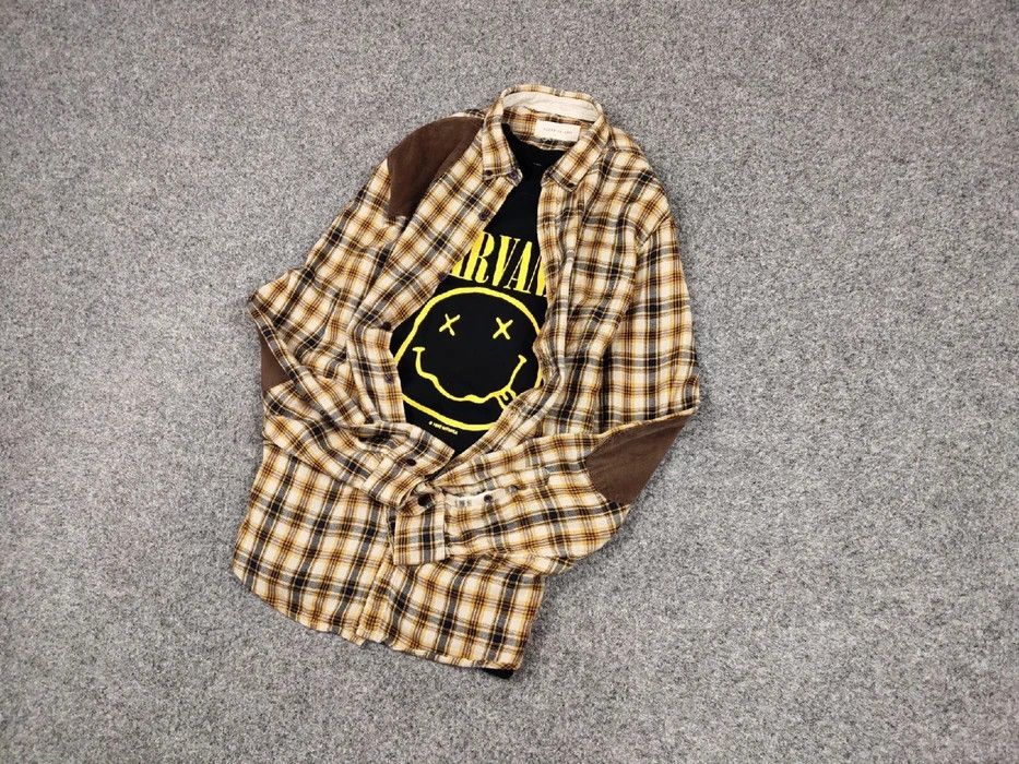 Flannel Vintage Flannel Shirt Travis Scott Style Size US L / EU 52-54 / 3 - 4 Thumbnail