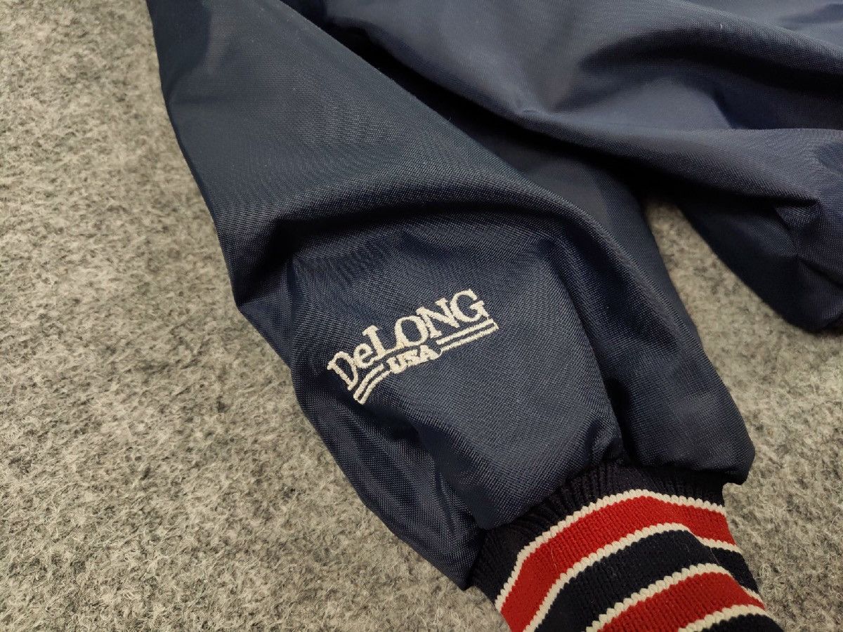 Delong Vintage 90s DeLong Nylon 1/4 zip Jacket USA Rancho Niguel Size US S / EU 44-46 / 1 - 7 Thumbnail