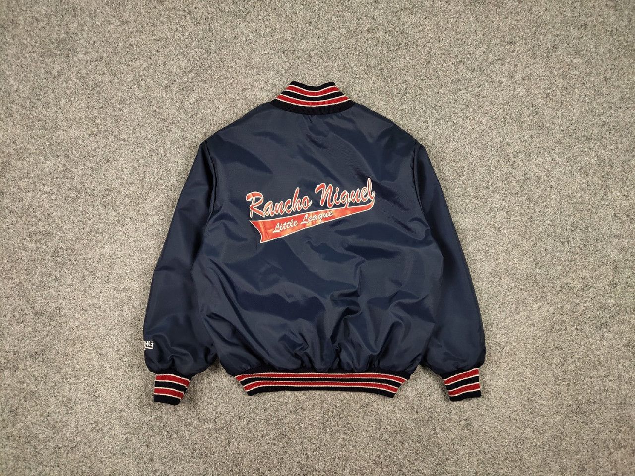 Delong Vintage 90s DeLong Nylon 1/4 zip Jacket USA Rancho Niguel Size US S / EU 44-46 / 1 - 1 Thumbnail