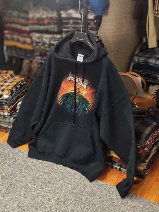 Band Tees Vintage 00's Judas Priest Epitaph Hoodie Band × Rock Size US XL / EU 56 / 4 - 16 Thumbnail
