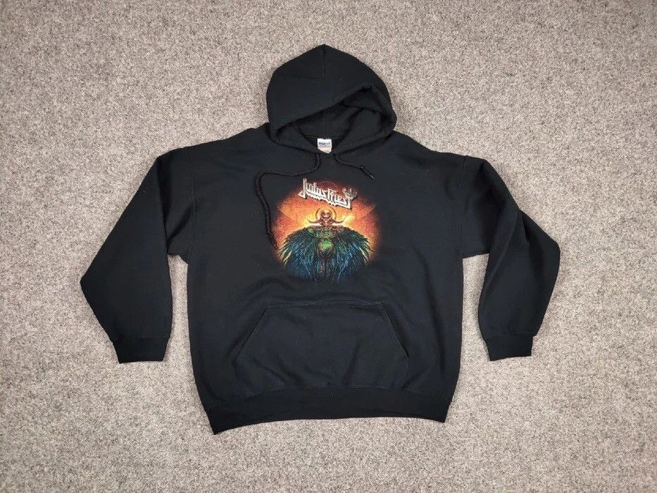 Band Tees Vintage 00's Judas Priest Epitaph Hoodie Band × Rock Size US XL / EU 56 / 4 - 11 Thumbnail
