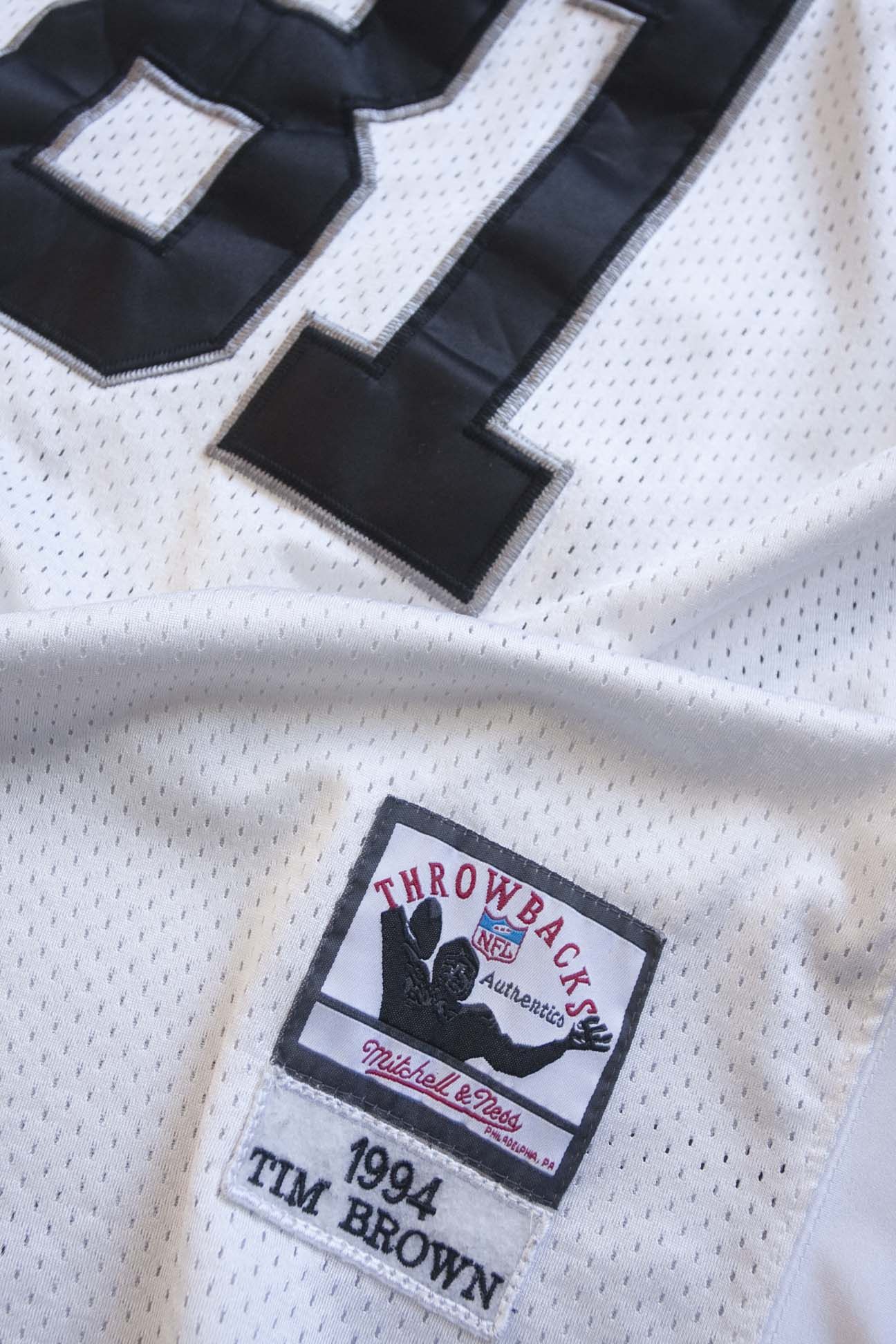 Mitchell & Ness Tim Brown Jersey Oakland Raiders Throwback Size 52 / XL Size US XL / EU 56 / 4 - 5 Thumbnail