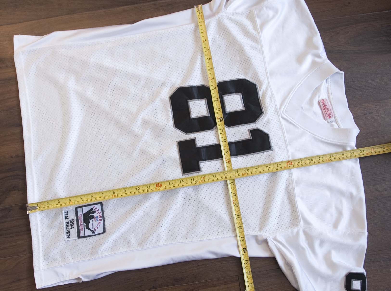 Mitchell & Ness Tim Brown Jersey Oakland Raiders Throwback Size 52 / XL Size US XL / EU 56 / 4 - 4 Thumbnail