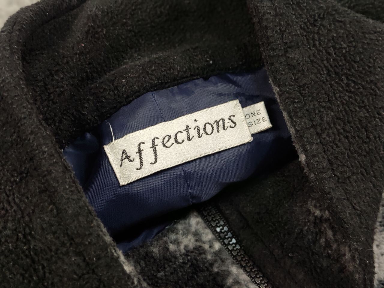 Vintage Vintage 90's Fleece Zip Jacket Over Art Winter Wolf Hype Size US S / EU 44-46 / 1 - 20 Thumbnail