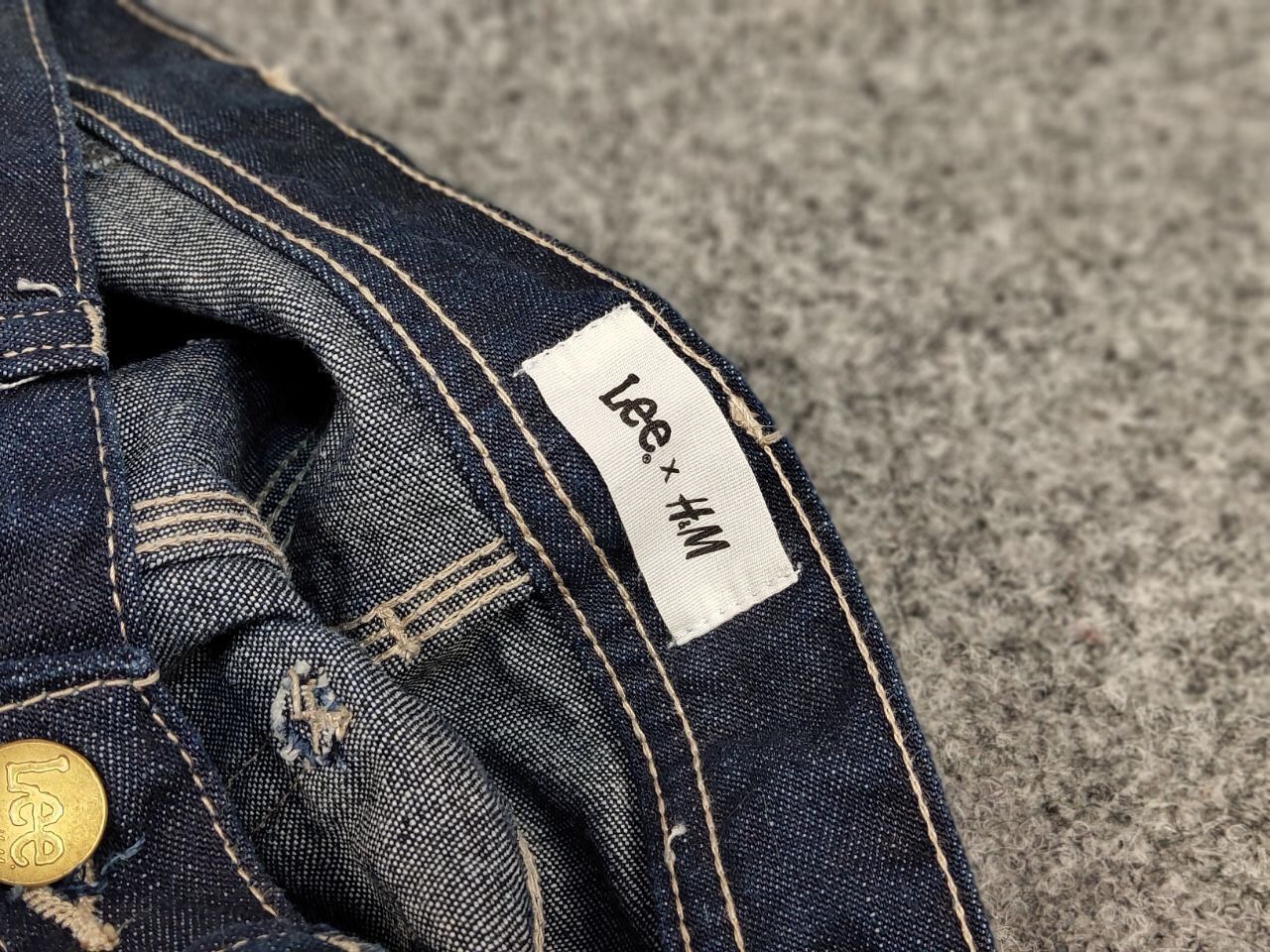 Lee Vintage Lee x H&M Carpenter Pocket logo Denim Jeans Size US 28 / EU 44 - 17 Thumbnail
