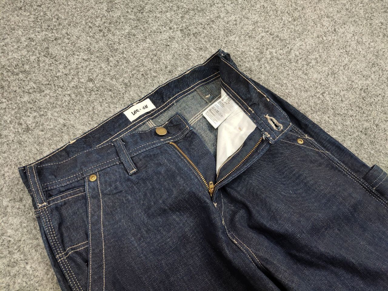 Lee Vintage Lee x H&M Carpenter Pocket logo Denim Jeans Size US 28 / EU 44 - 13 Thumbnail