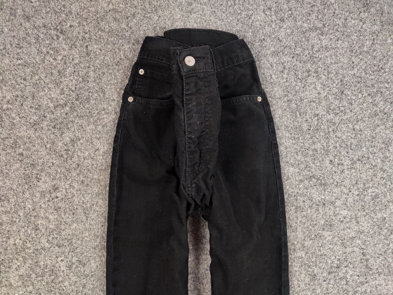 Levi's Vintage 90's Levi’s 751 Corduroy Pants Black Velvet Jeans Size US 33 - 7 Thumbnail