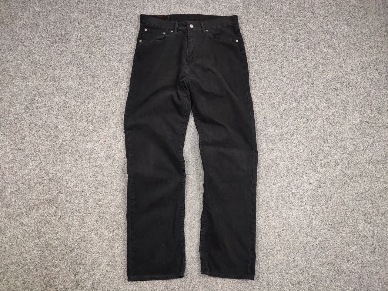 Levi's Vintage 90's Levi’s 751 Corduroy Pants Black Velvet Jeans Size US 33 - 13 Thumbnail