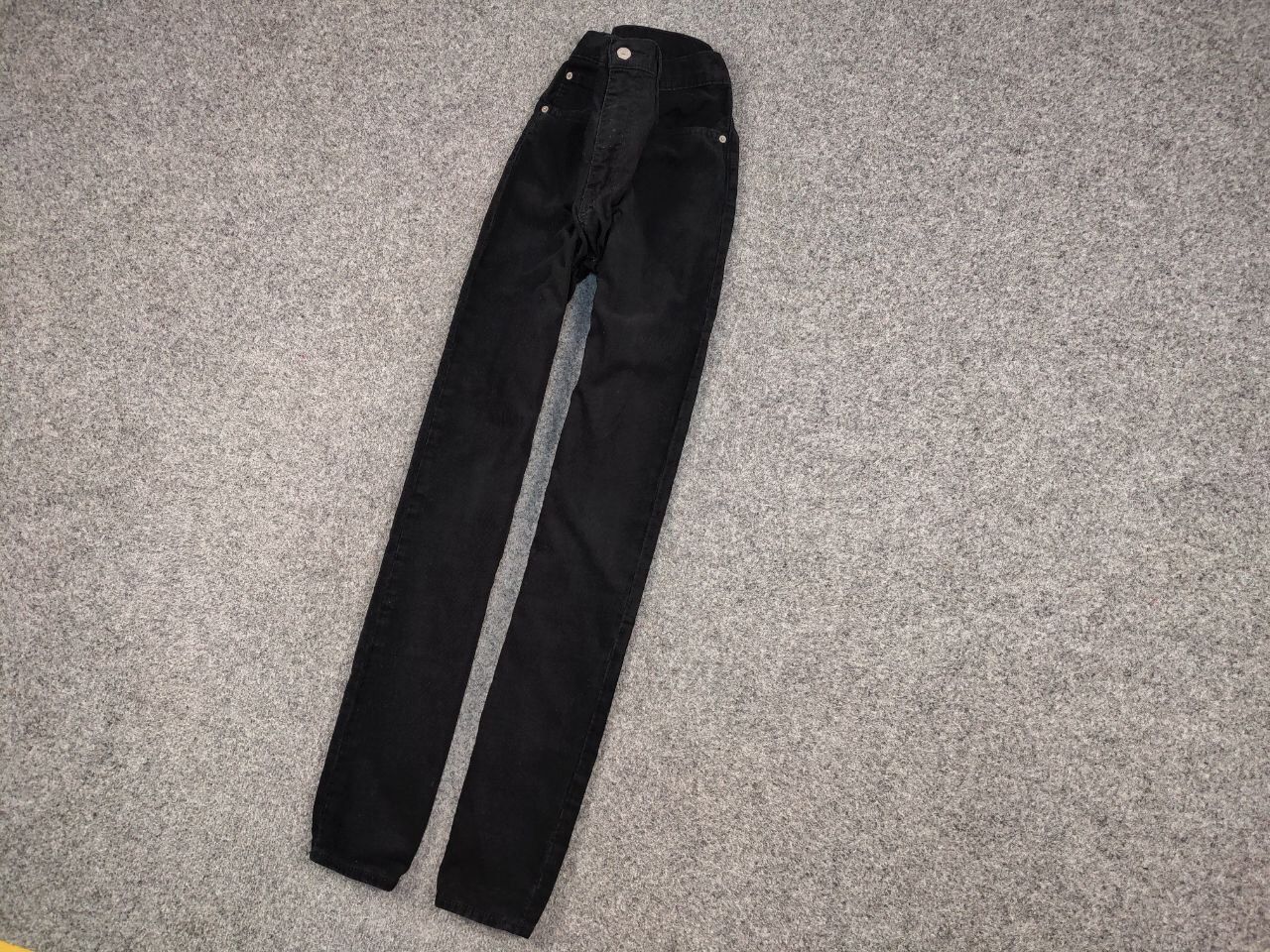 Levi's Vintage 90's Levi’s 751 Corduroy Pants Black Velvet Jeans Size US 33 - 3 Thumbnail