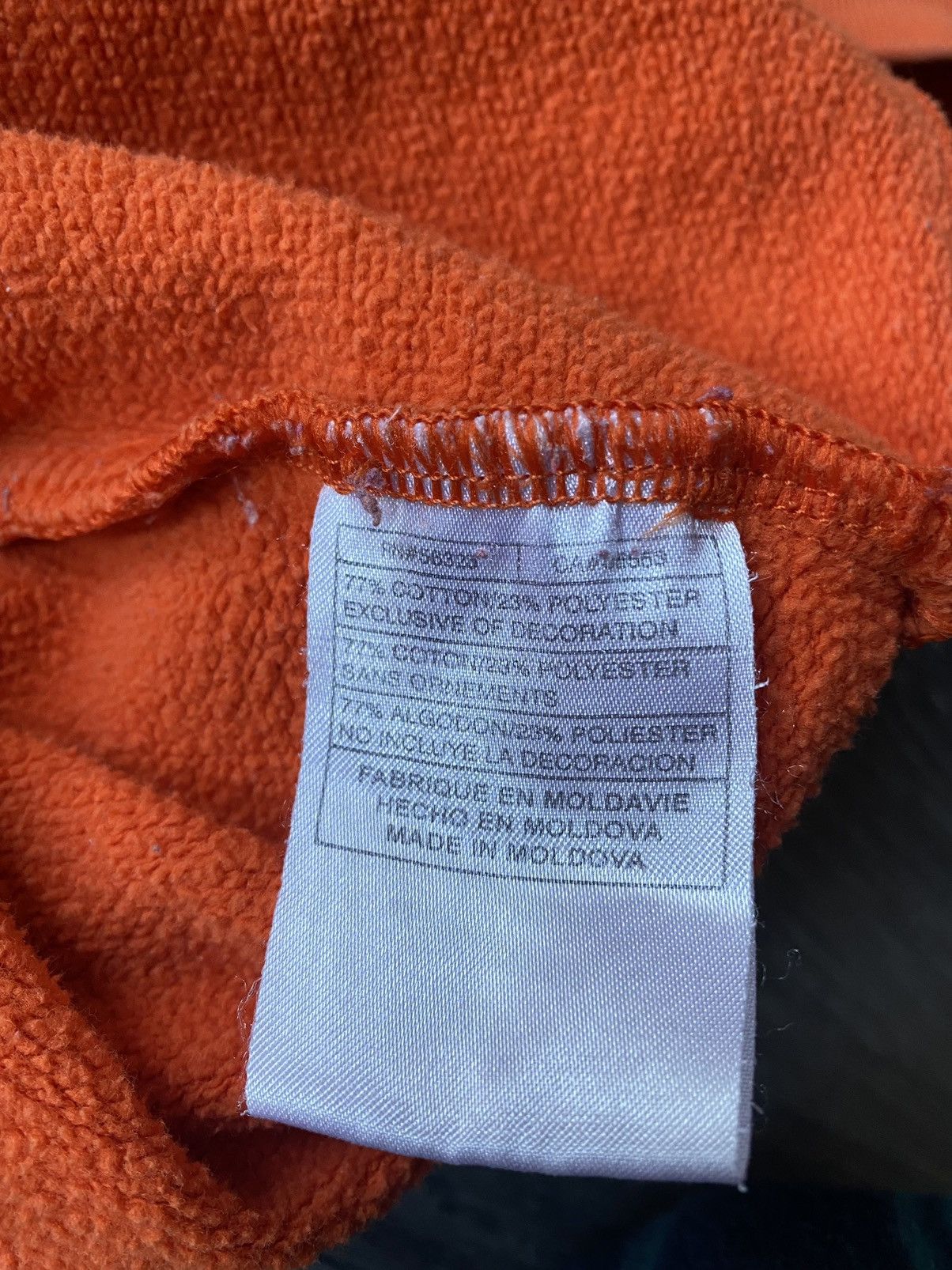 Nike × Vintage Vintage 00’s Nike Crewneck Sweatshirt Orange Silver Tag y2k Size US M / EU 48-50 / 2 - 9 Thumbnail
