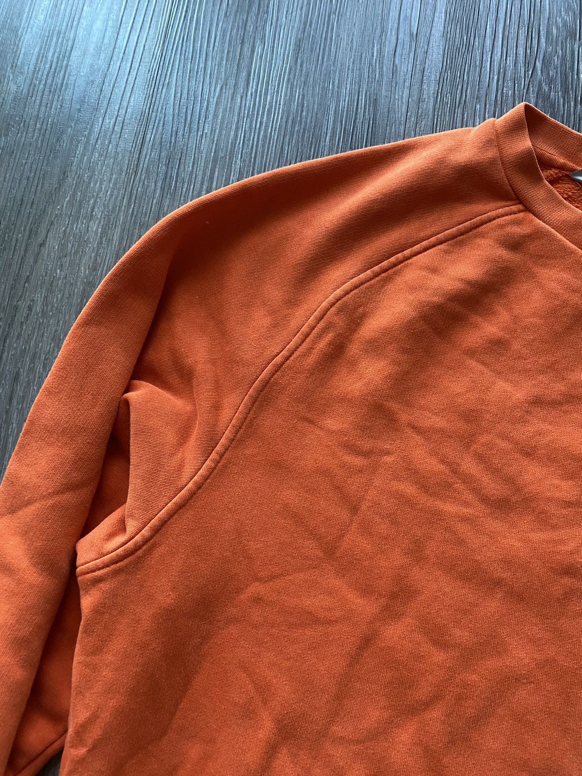 Nike × Vintage Vintage 00’s Nike Crewneck Sweatshirt Orange Silver Tag y2k Size US M / EU 48-50 / 2 - 5 Thumbnail
