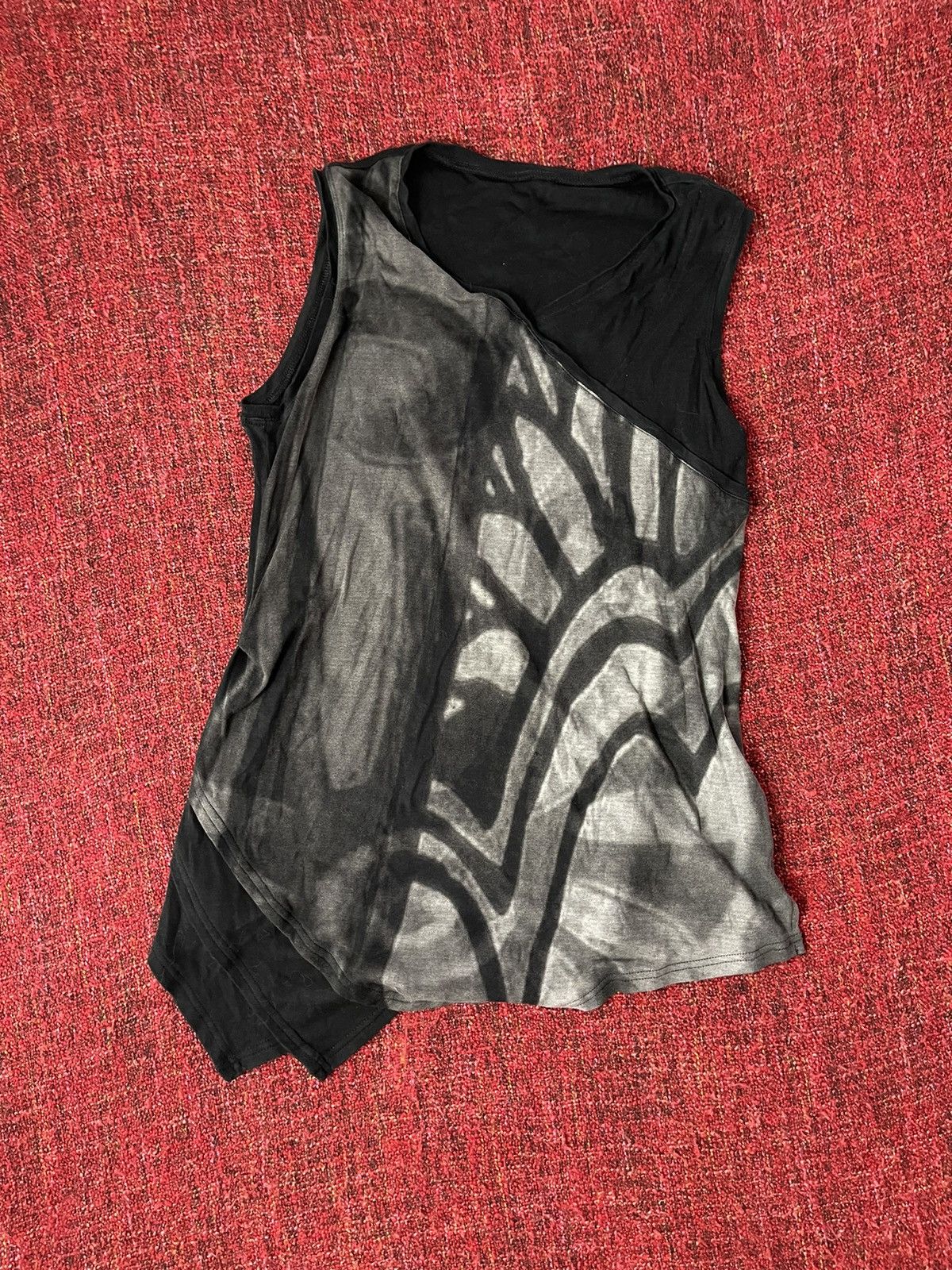 Yoshi Yoshi by pj made in Japan avant garde tank top