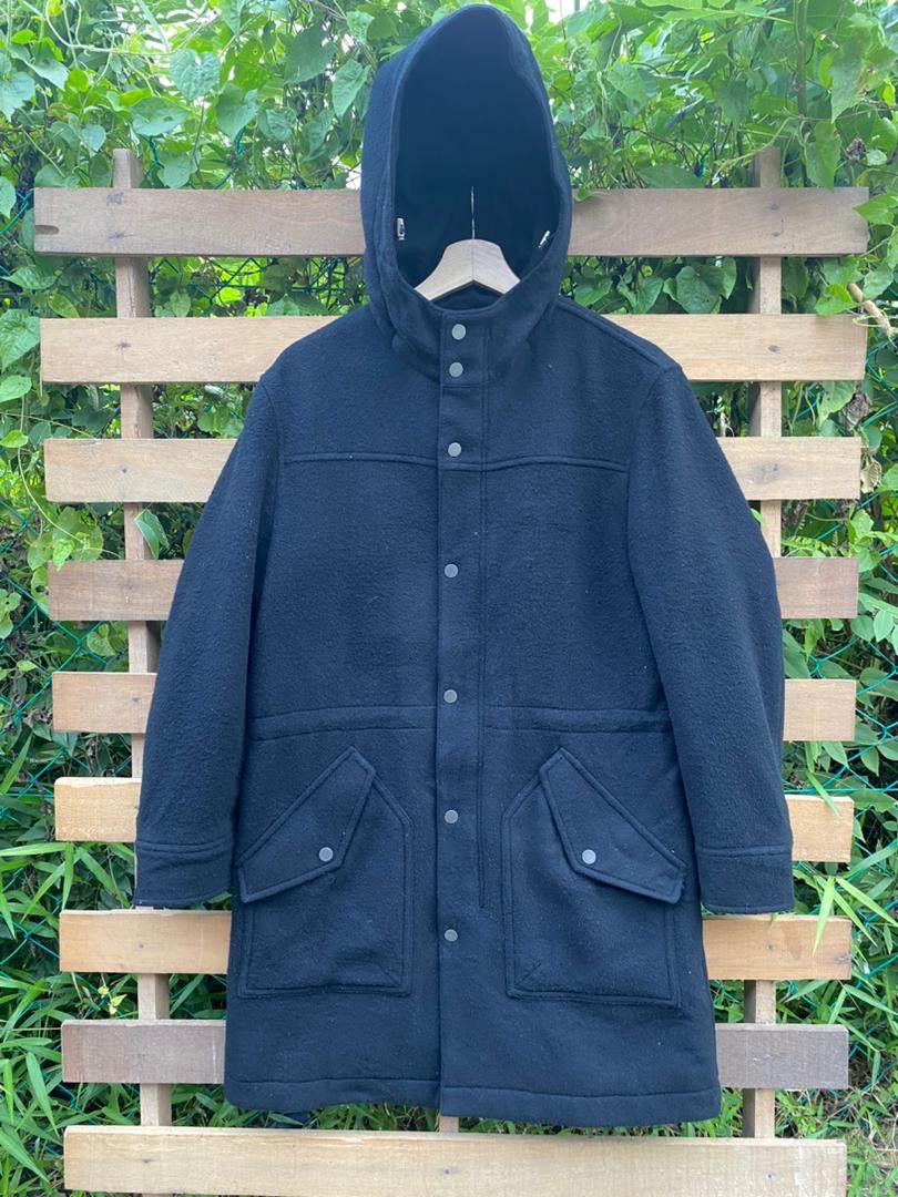 Designer × JOSEPH HOMME × Japanese Brand Joseph Homme Wool Long Coat Hooded Size US S / EU 44-46 / 1 - 1 Thumbnail