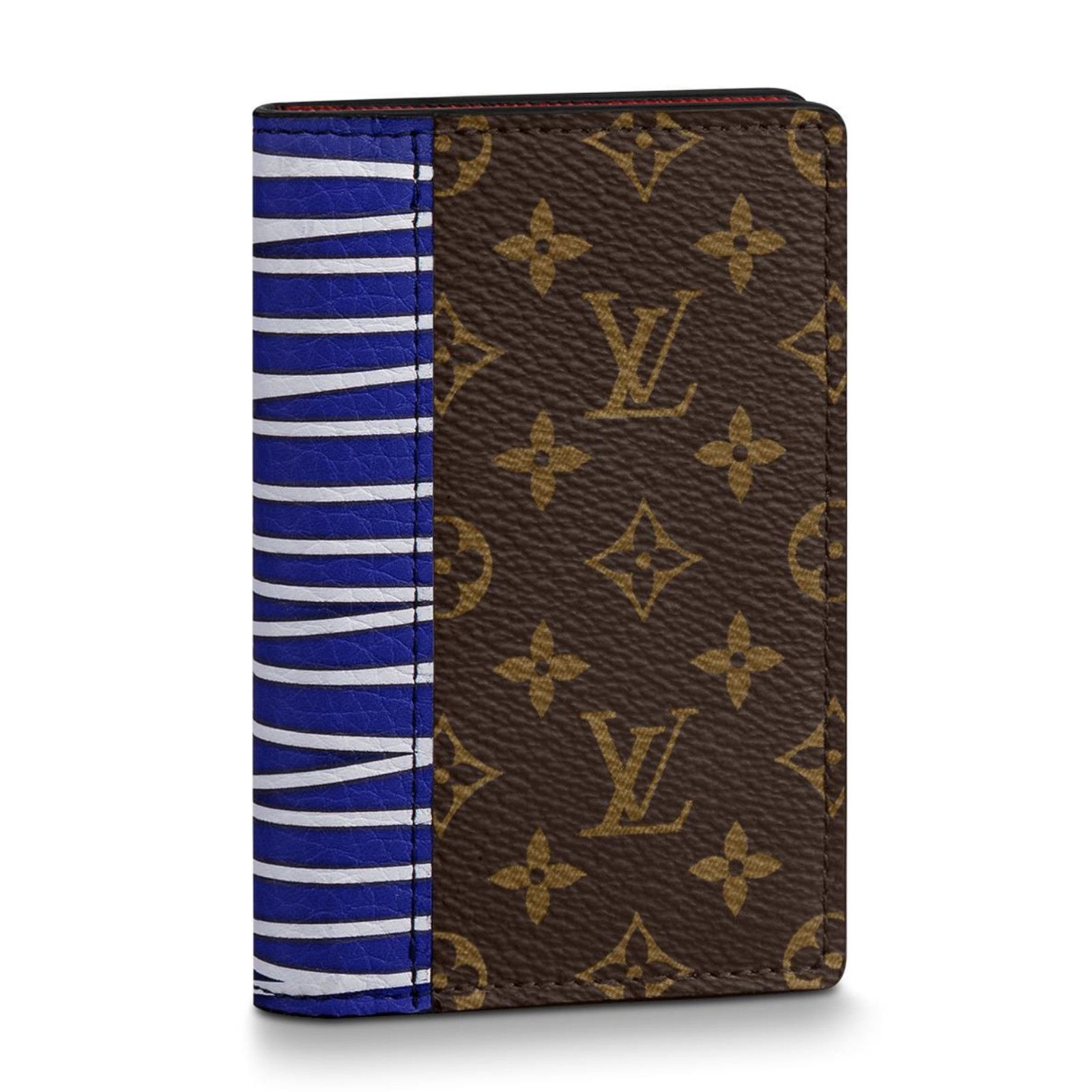 Louis Vuitton Pocket Organizer Patchwork Virgil Monogram Logo Pochette  Wallet