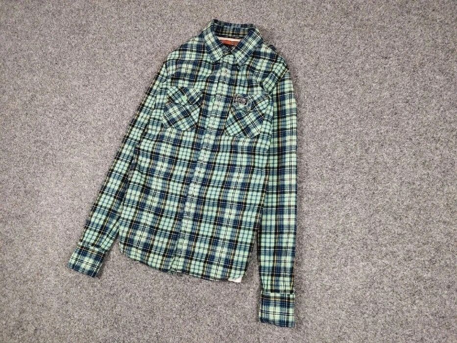 Flannel Vintage Flannel Shirt Travis Scott Style Size US M / EU 48-50 / 2 - 5 Thumbnail