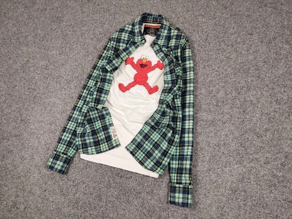 Flannel Vintage Flannel Shirt Travis Scott Style Size US M / EU 48-50 / 2 - 2 Thumbnail