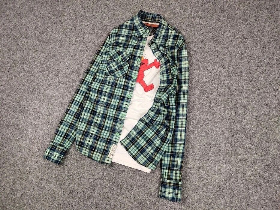 Flannel Vintage Flannel Shirt Travis Scott Style Size US M / EU 48-50 / 2 - 3 Thumbnail