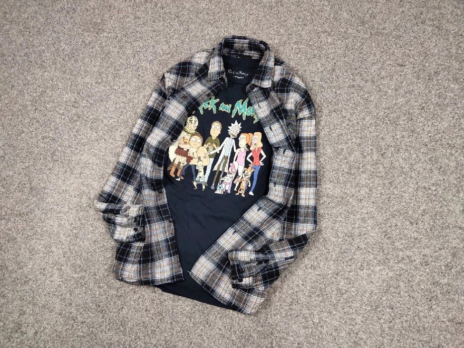 Flannel Vintage Flannel Shirt Travis Scott Style Streetwear Hype Size US XL / EU 56 / 4 - 3 Thumbnail