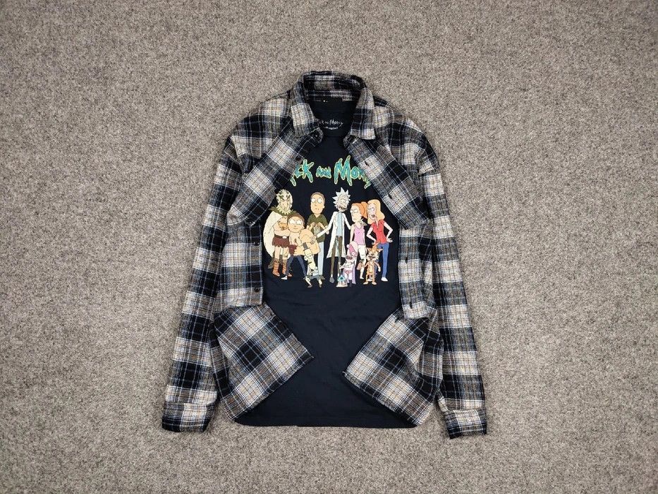 Flannel Vintage Flannel Shirt Travis Scott Style Streetwear Hype Size US XL / EU 56 / 4 - 1 Thumbnail