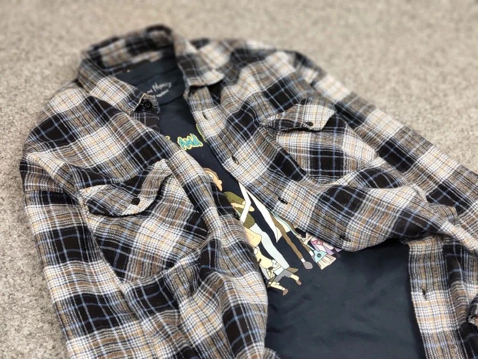 Flannel Vintage Flannel Shirt Travis Scott Style Streetwear Hype Size US XL / EU 56 / 4 - 7 Thumbnail