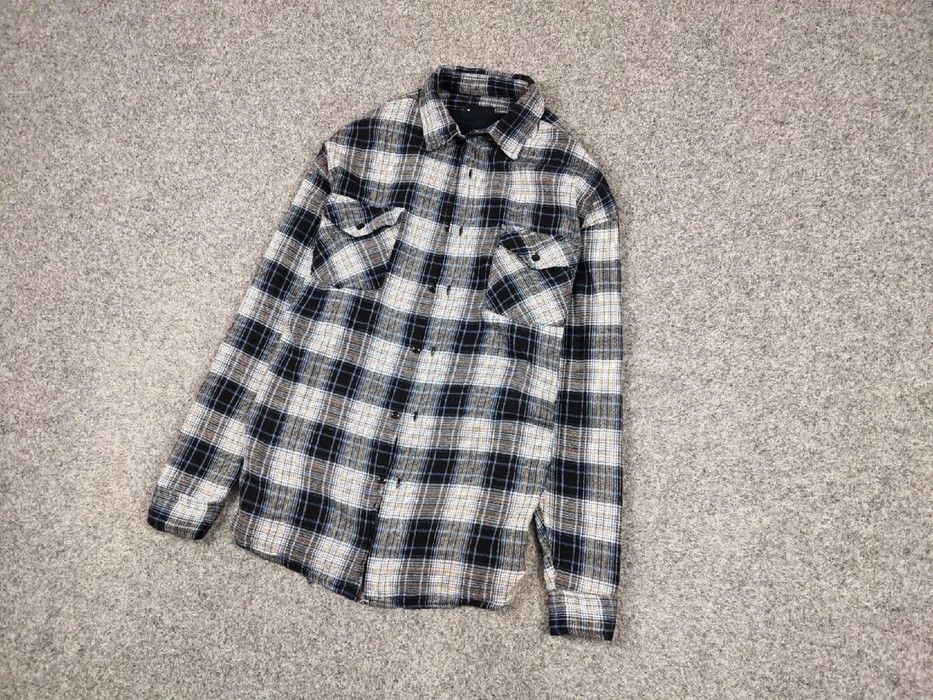 Flannel Vintage Flannel Shirt Travis Scott Style Streetwear Hype Size US XL / EU 56 / 4 - 5 Thumbnail
