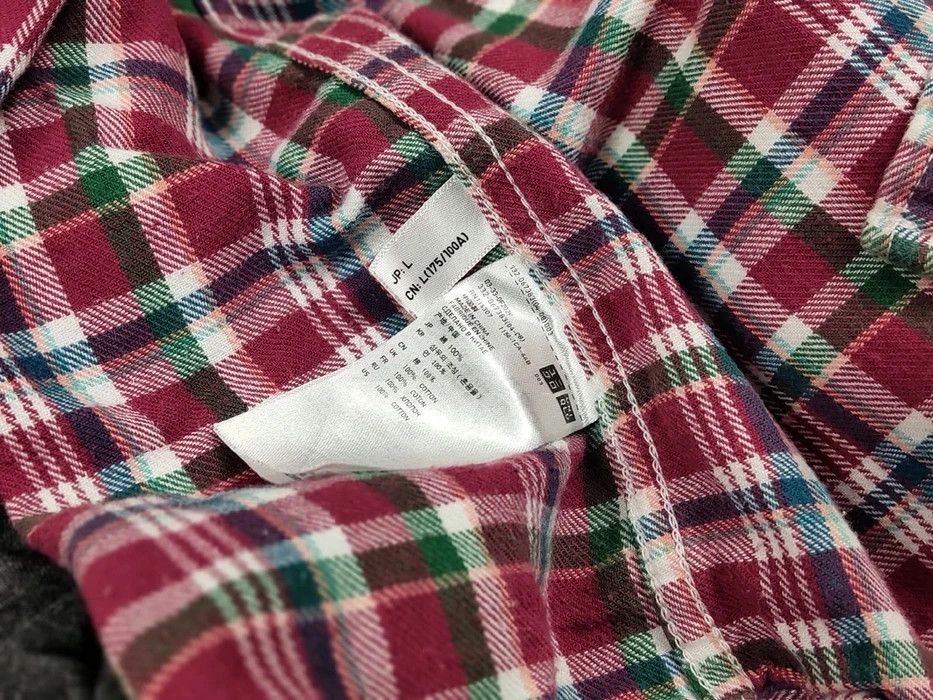 Flannel Vintage Flannel Shirt Checkered Travis Scott Style Hype Size US L / EU 52-54 / 3 - 9 Thumbnail