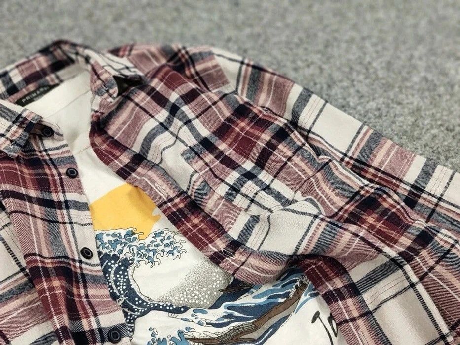 Flannel Vintage Flannel Shirt Checkered Travis Scott Style Size US S / EU 44-46 / 1 - 6 Thumbnail