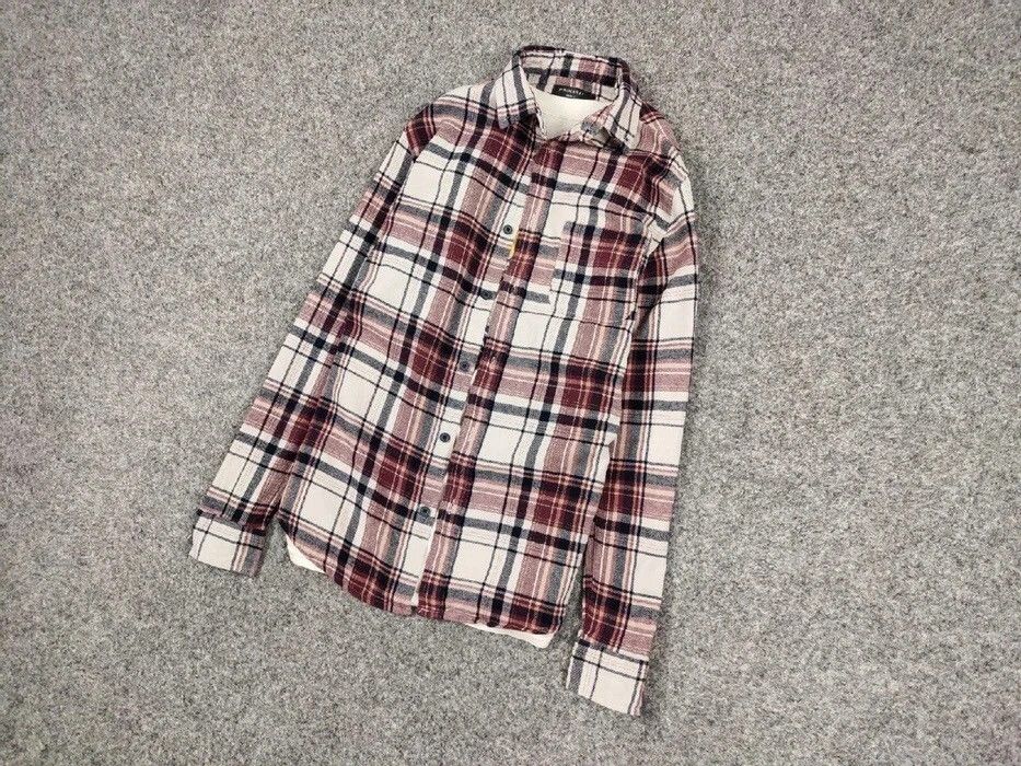 Flannel Vintage Flannel Shirt Checkered Travis Scott Style Size US S / EU 44-46 / 1 - 4 Thumbnail