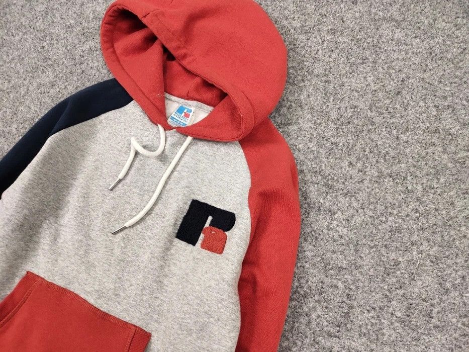 Russell Athletic Vintage Russell Athletic Patchwork Logo Hoodie America Hype Size US M / EU 48-50 / 2 - 5 Thumbnail