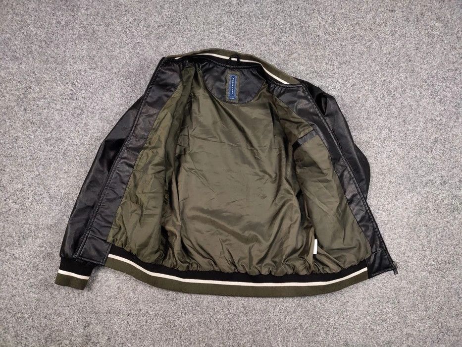 Vintage Vintage y2k Varsity Letterman Bomber Jacket Eco leather Size US L / EU 52-54 / 3 - 8 Thumbnail