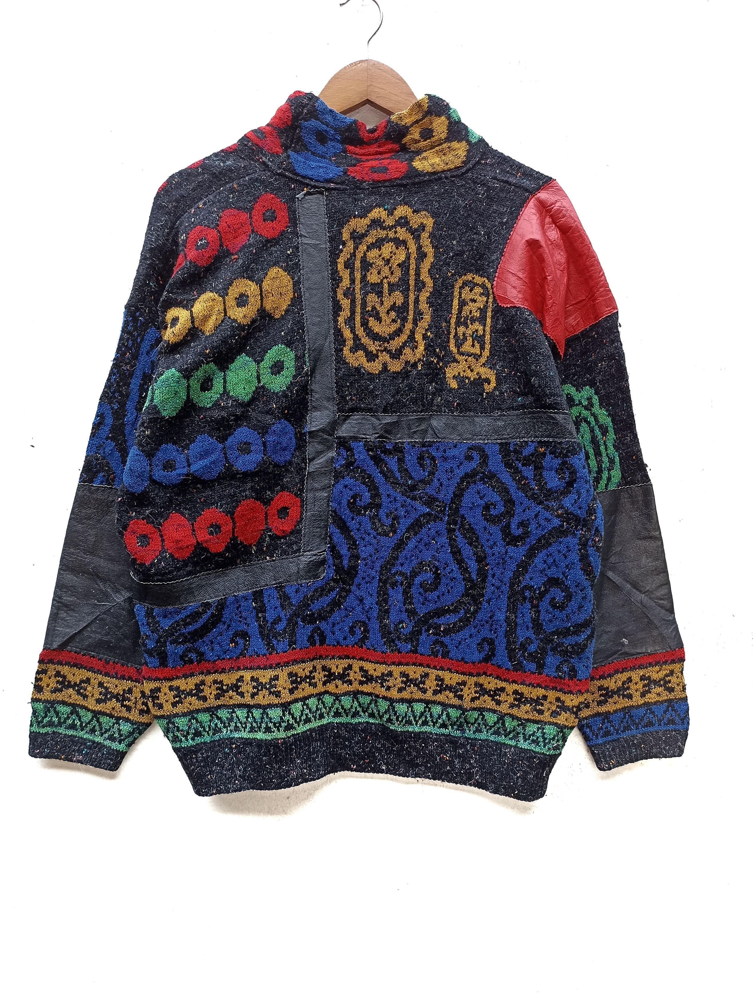 Japanese Brand 🔥 Gil Aimbez sweater coogi Art design Size US L / EU 52-54 / 3 - 4 Thumbnail
