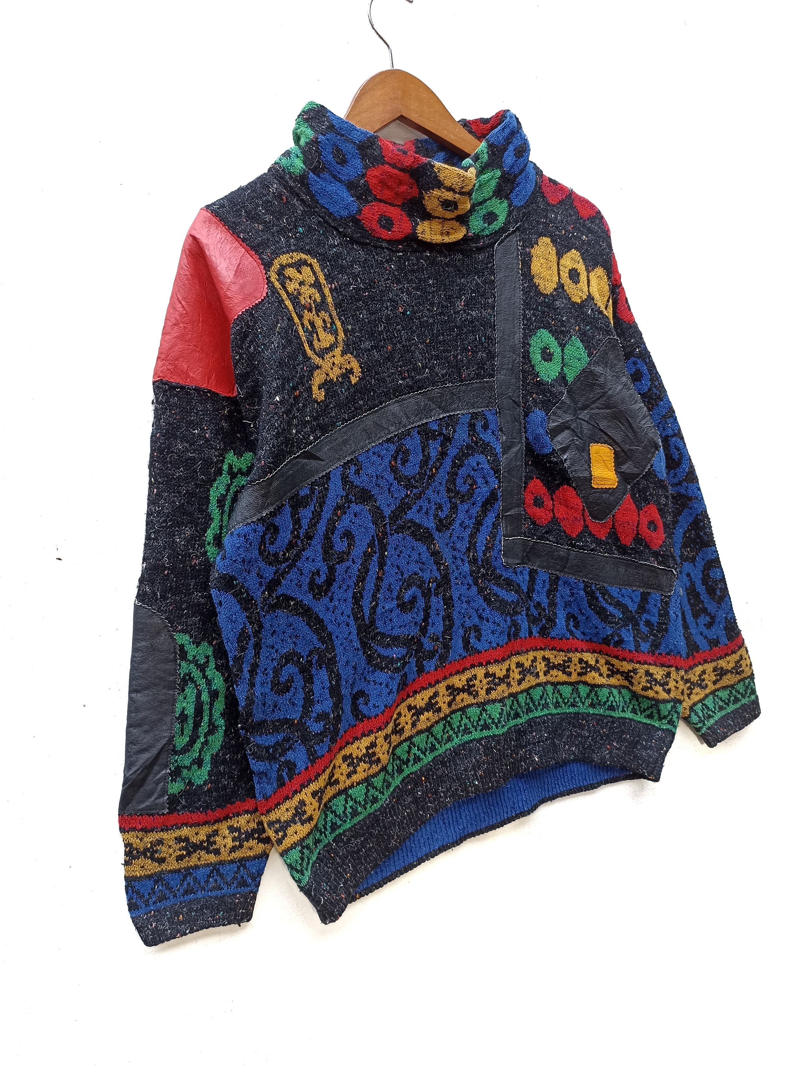 Japanese Brand 🔥 Gil Aimbez sweater coogi Art design Size US L / EU 52-54 / 3 - 2 Thumbnail