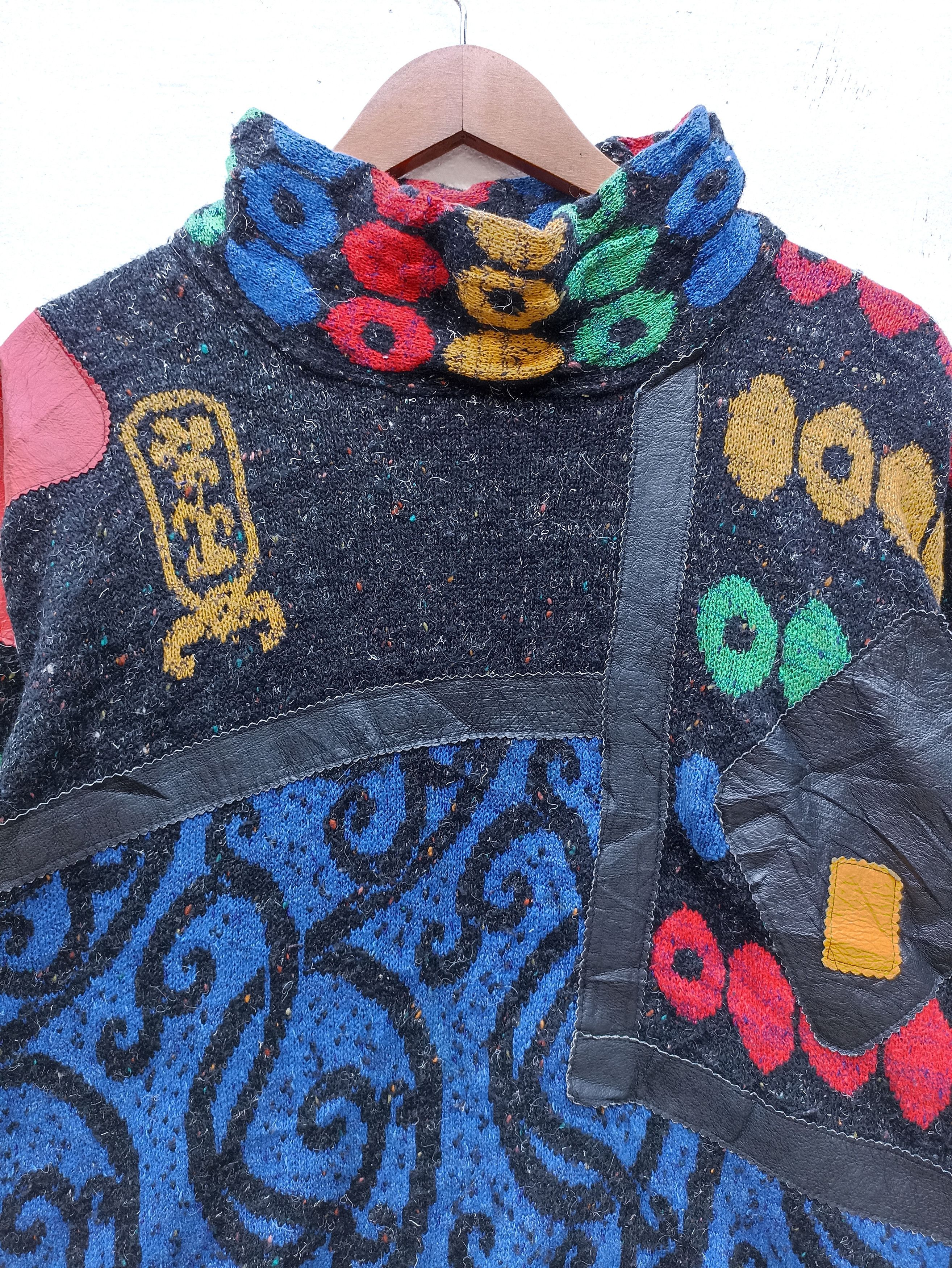 Japanese Brand 🔥 Gil Aimbez sweater coogi Art design Size US L / EU 52-54 / 3 - 3 Thumbnail