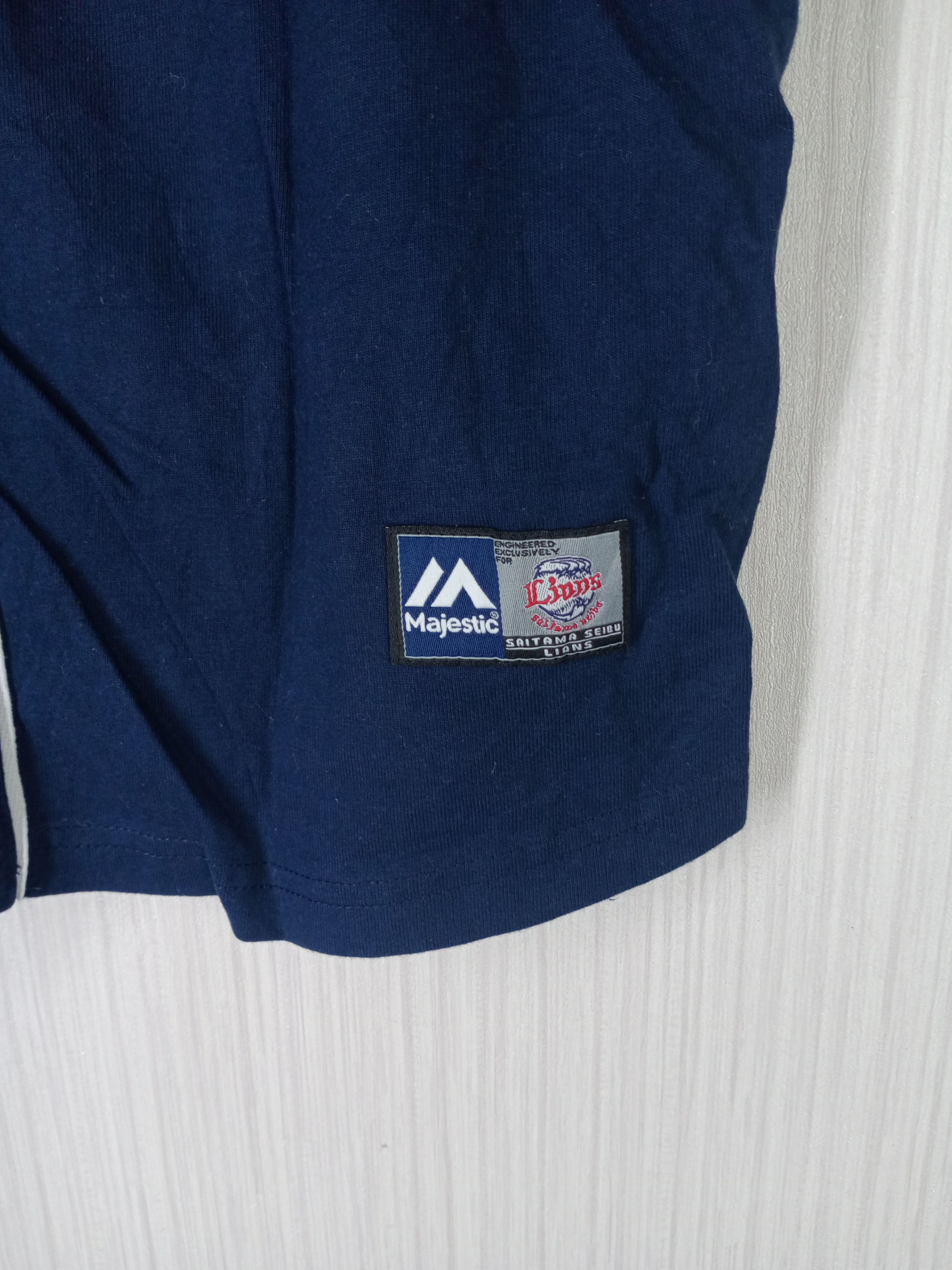 Japanese Brand × MLB × Majestic Rare Vintage Saitama Seibu Lions Jersey Size US S / EU 44-46 / 1 - 3 Thumbnail