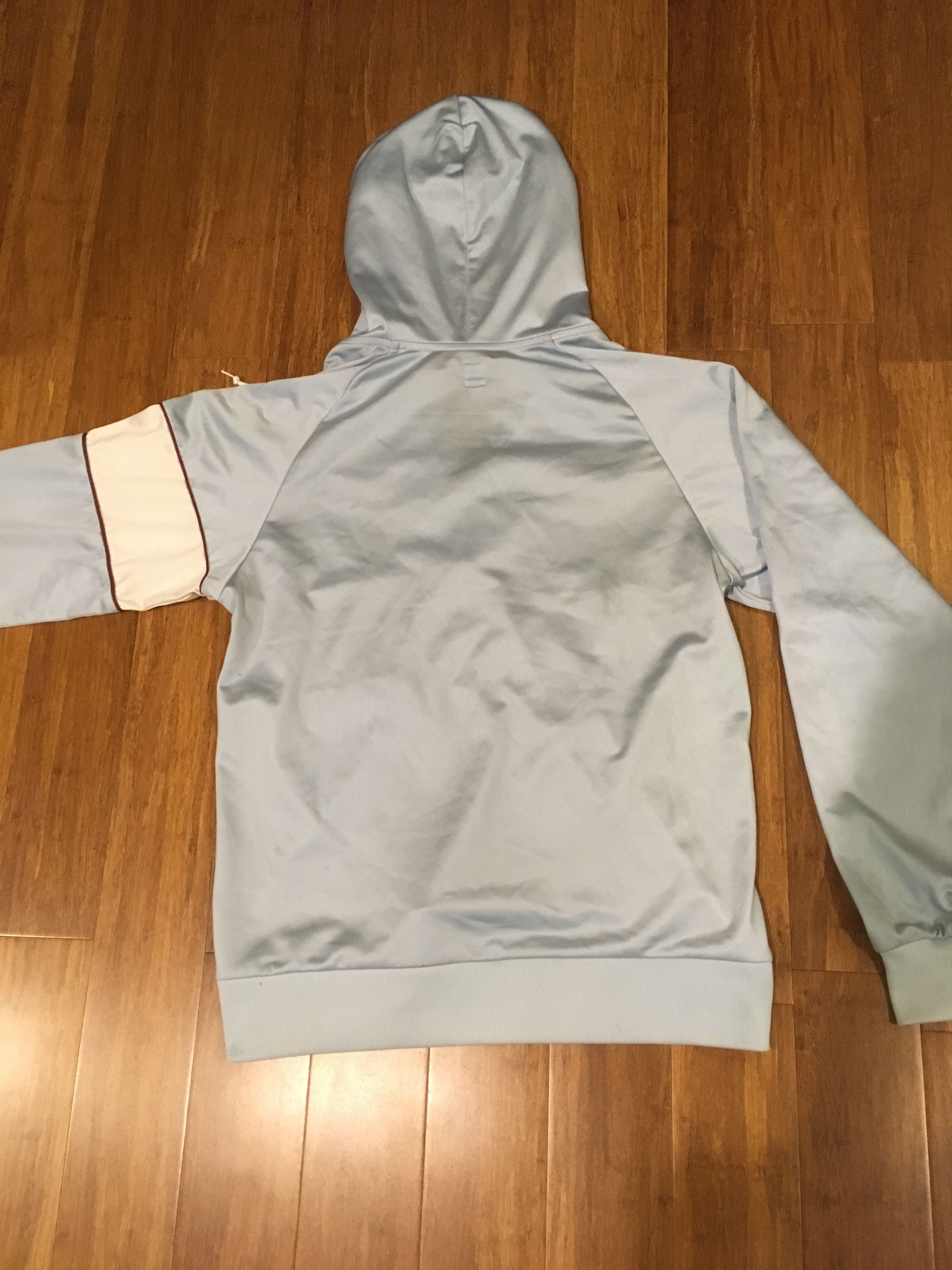 Adidas Vintage baby blue hoodie Size US M / EU 48-50 / 2 - 2 Preview