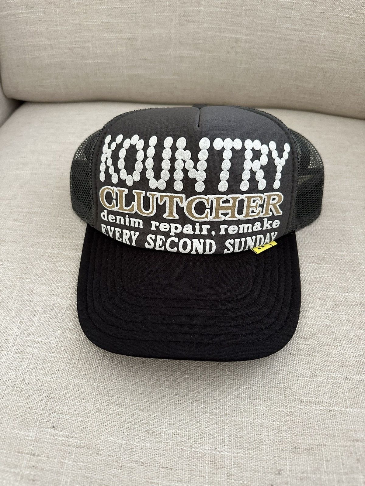 Kapital × Kapital Kountry Kapital Pearl Clutcher Trucker Grey Size ONE SIZE - 3 Thumbnail