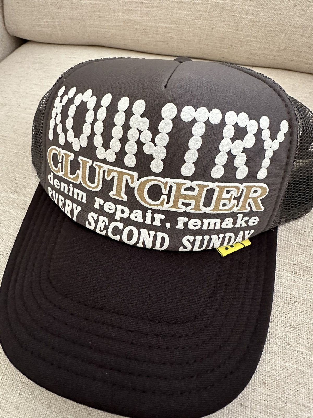 Kapital × Kapital Kountry Kapital Pearl Clutcher Trucker Grey Size ONE SIZE - 4 Thumbnail
