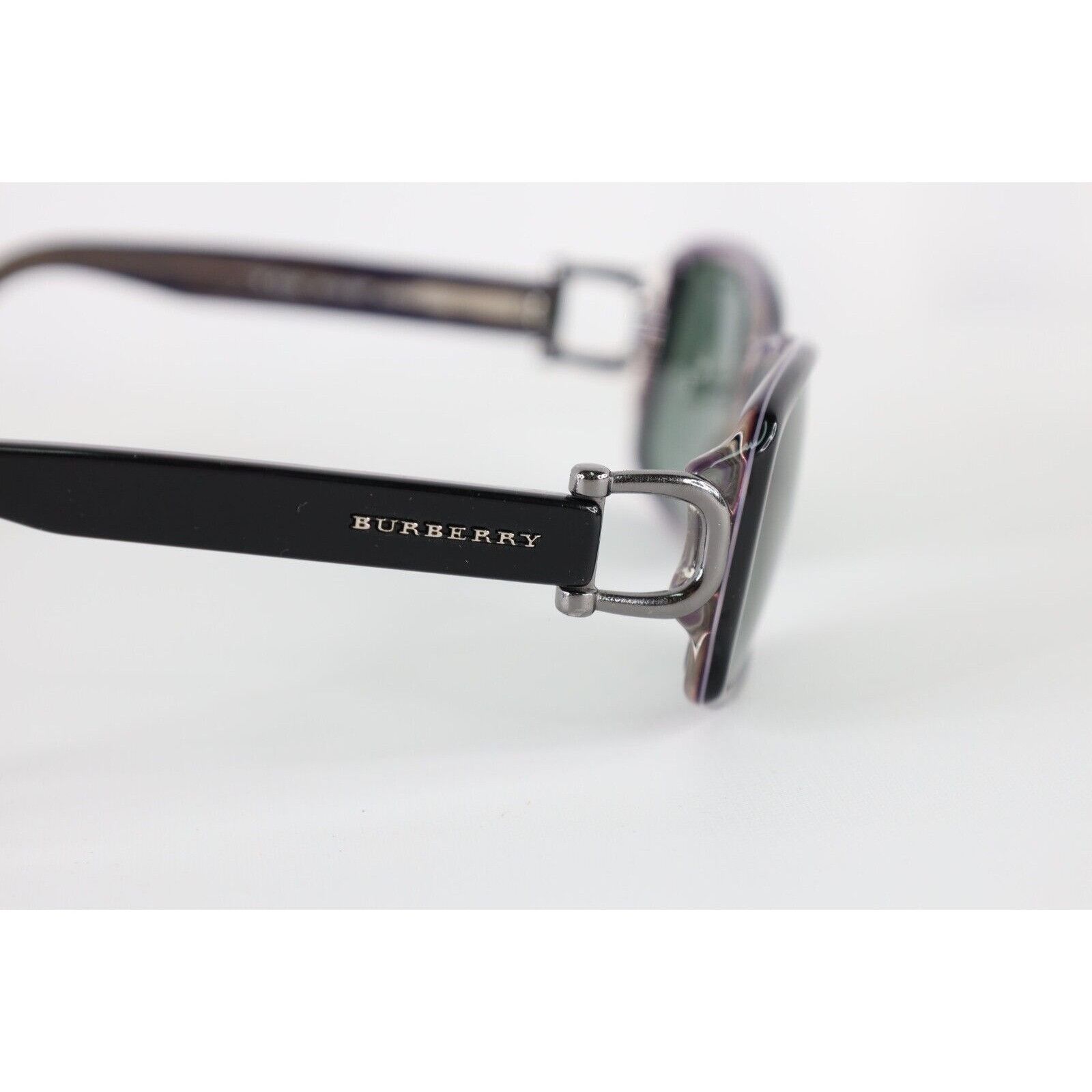 Burberry Burberry Horseshoe Acetate Sunglasses Glasses Black Size ONE SIZE - 4 Thumbnail