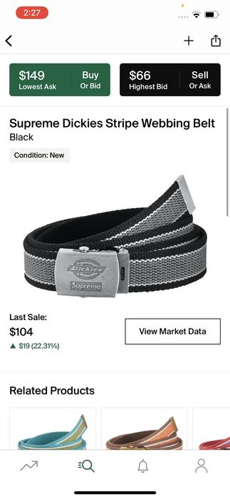 Supreme Dickies Supreme belt | Grailed