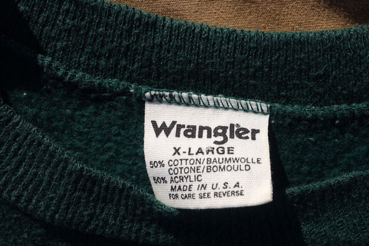 Vintage × Wrangler 80´s vintage loopwheeld U.S made wrangler sweatshirt Size US M / EU 48-50 / 2 - 2 Thumbnail