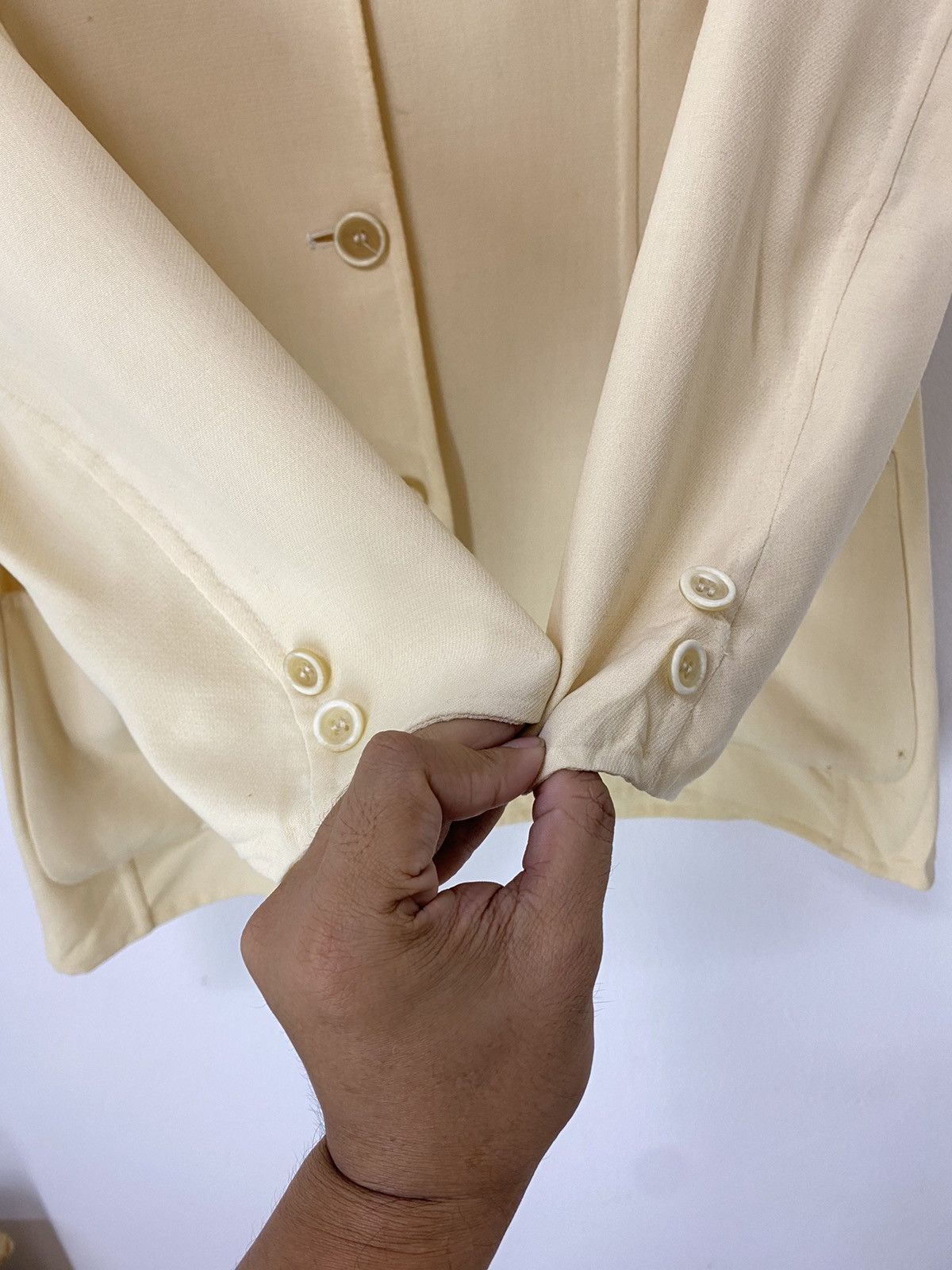 Jil Sander Jil Sander Pure Wool Jacket Button Design Size M / US 6-8 / IT 42-44 - 6 Thumbnail