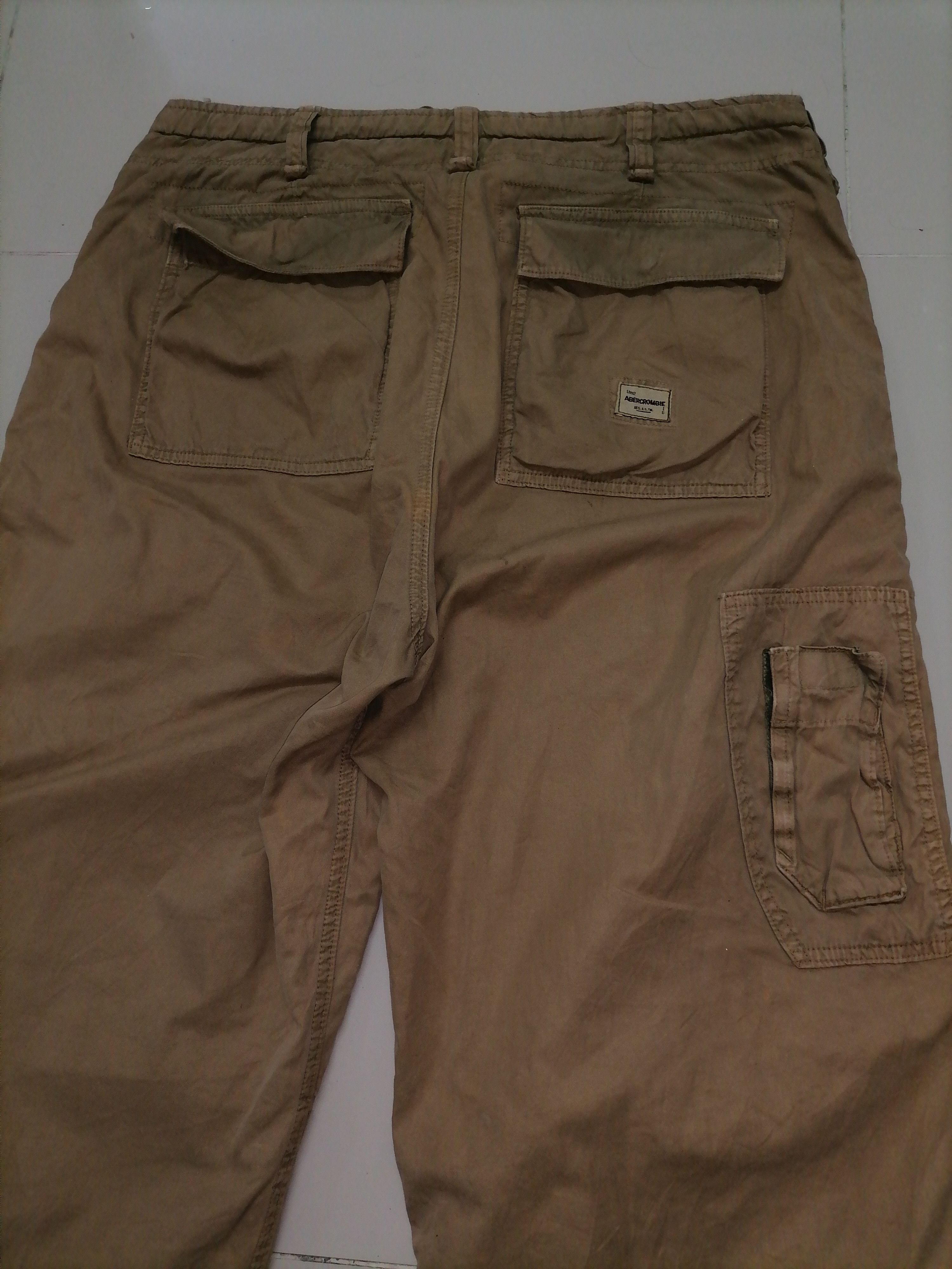 Abercrombie & Fitch × Vintage Vintage Abercrombie and Fitch Paratrooper Cargo Pants Rare Size US 36 / EU 52 - 7 Thumbnail