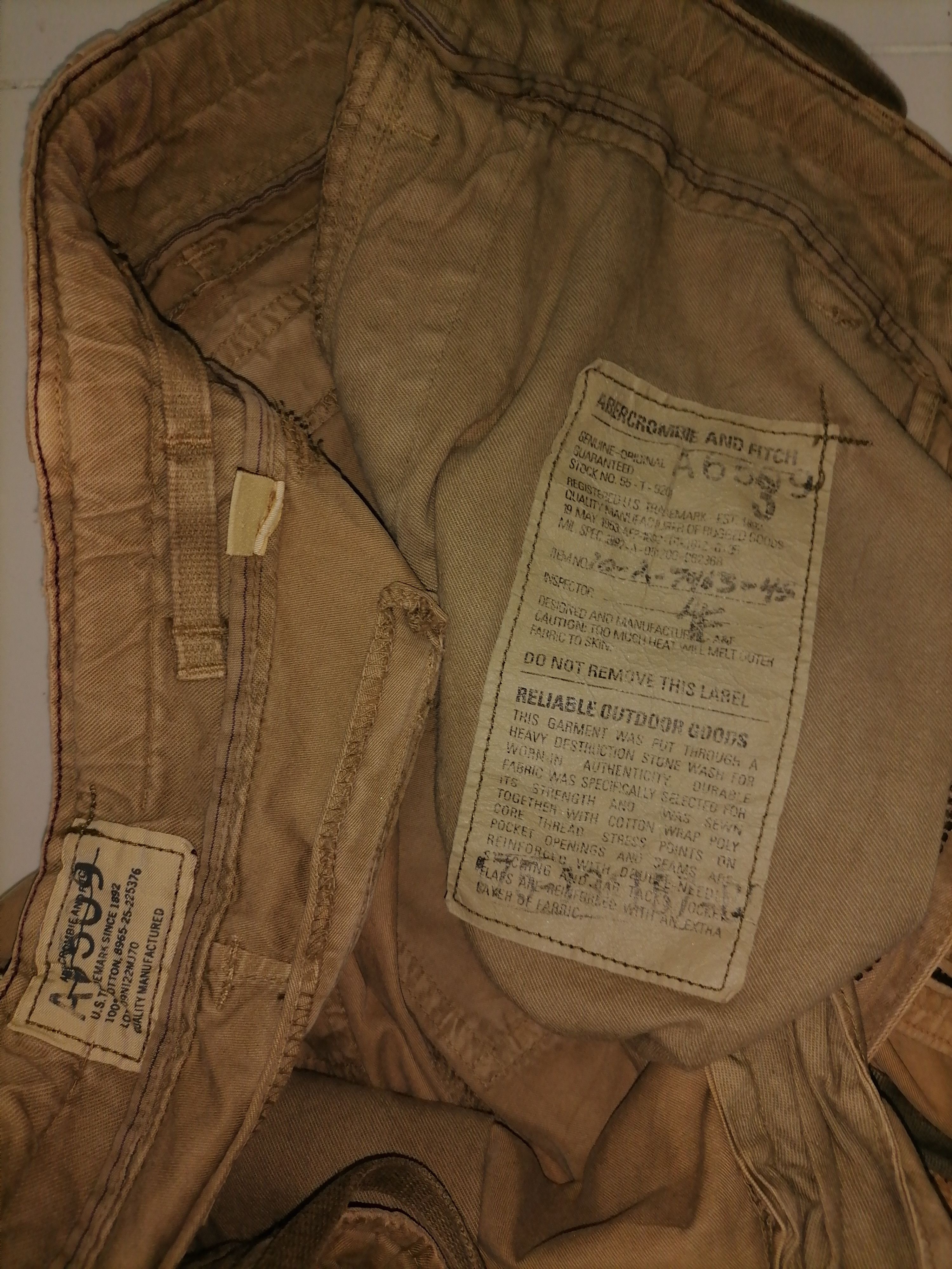 Abercrombie & Fitch × Vintage Vintage Abercrombie and Fitch Paratrooper Cargo Pants Rare Size US 36 / EU 52 - 11 Thumbnail