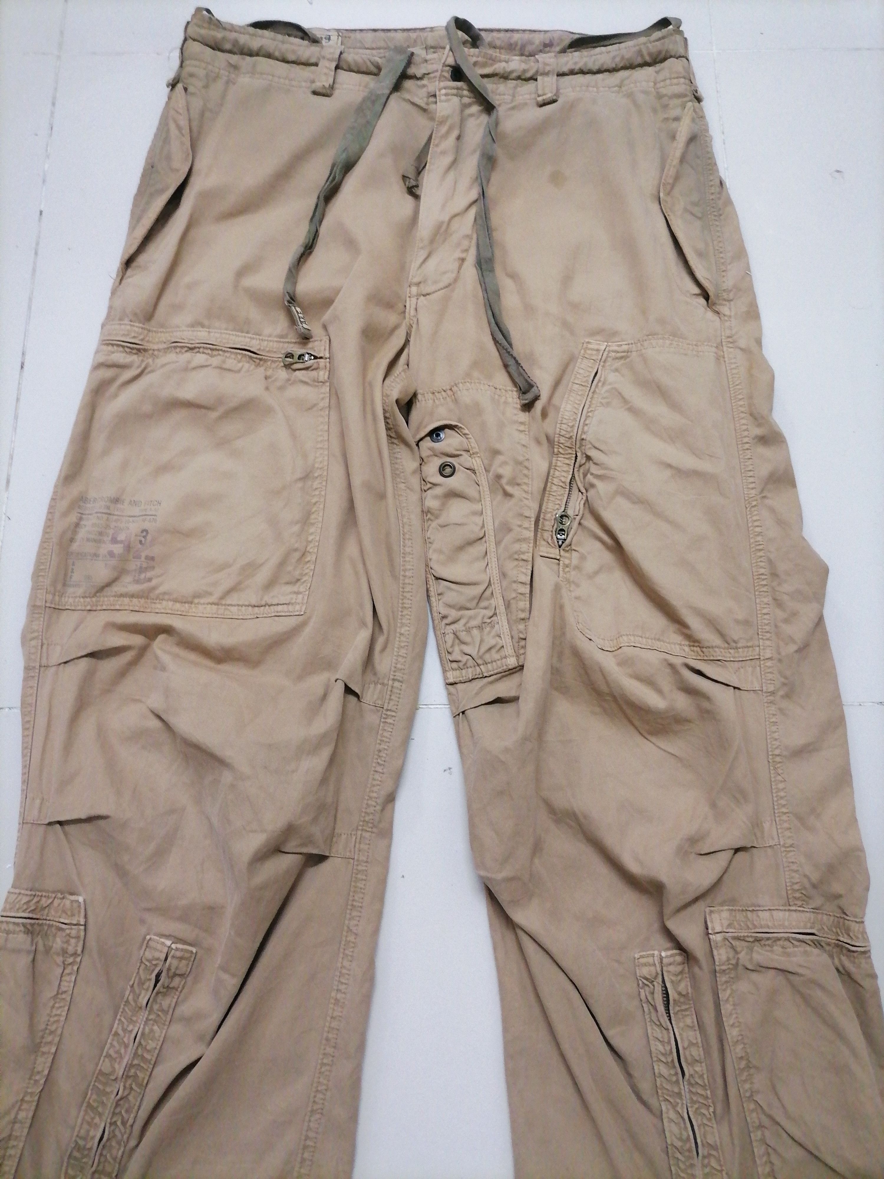 Abercrombie & Fitch × Vintage Vintage Abercrombie and Fitch Paratrooper Cargo Pants Rare Size US 36 / EU 52 - 4 Thumbnail